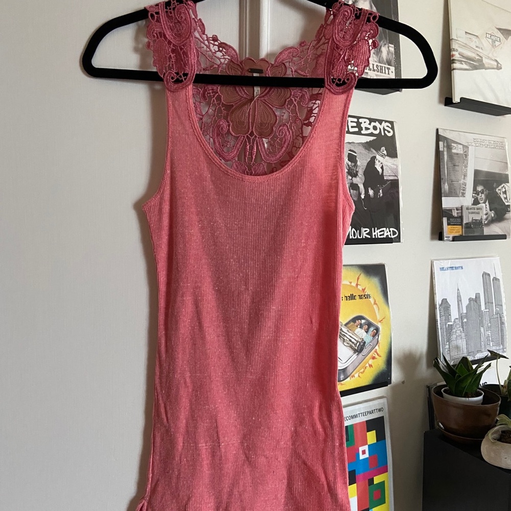 Free People lacy tank size small